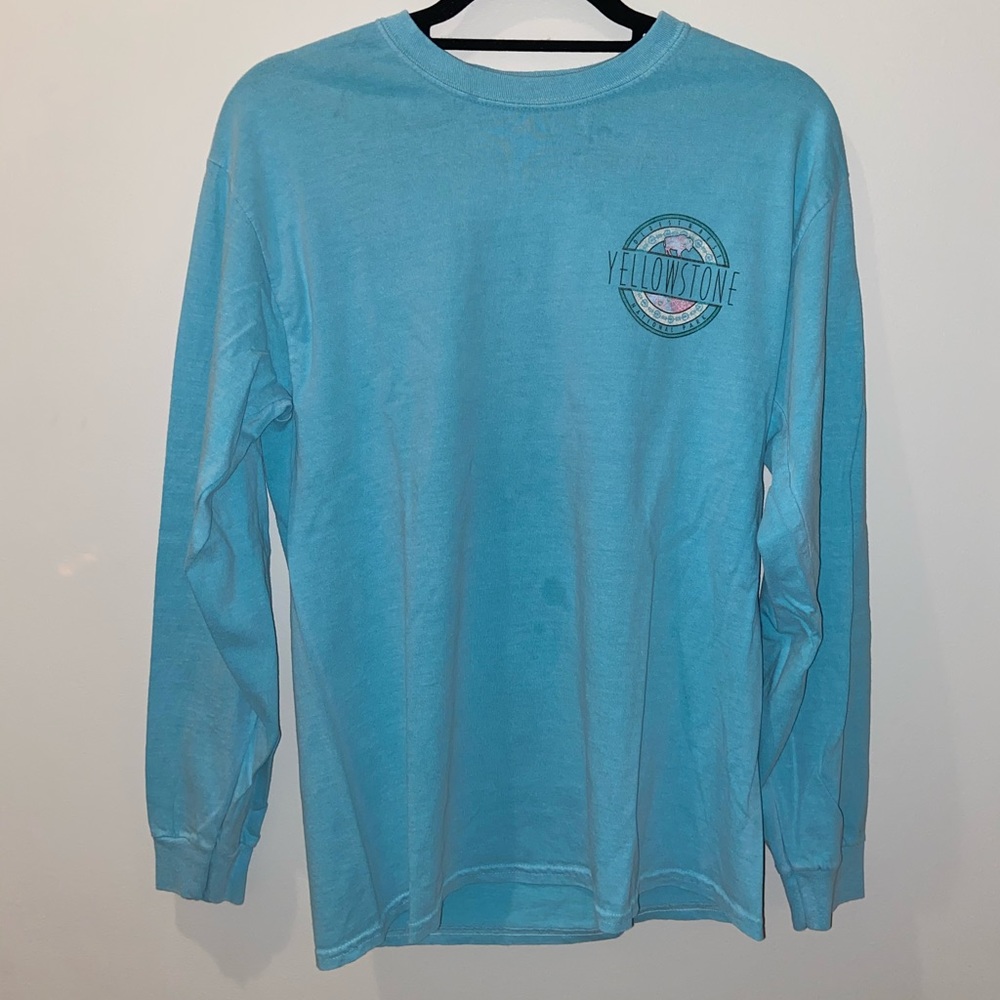 Blue Yellowstone Long Sleeve Shirt
